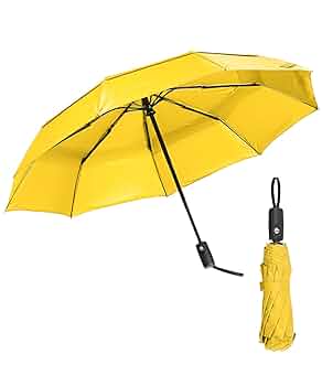 Amazon.com: Mr. Pen Windproof Travel Umbrella - Yellow